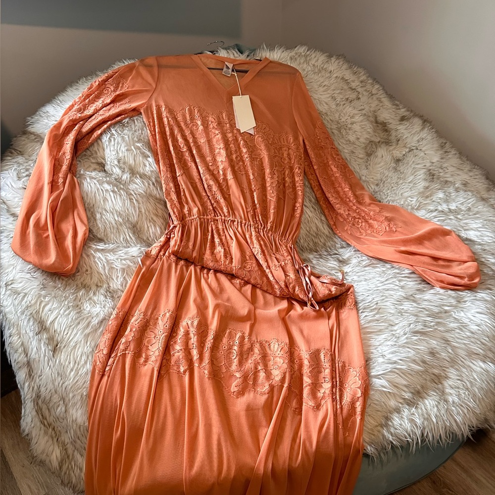 We Are HAH Royal HAHness dress copper rose xs/s